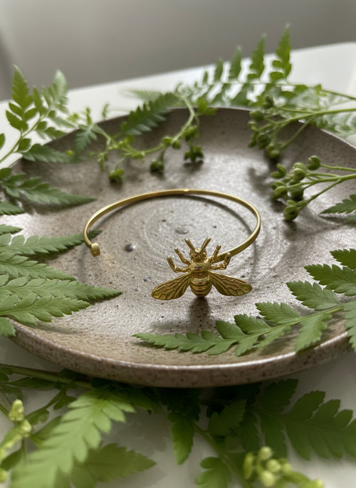 Bracelete Bee - Banhado a Ouro 18k